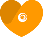 Heart Logo - Orange - 800